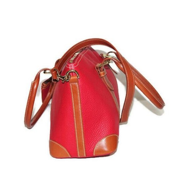 Dooney & Bourke Domed Satchel and Wristlet Red - Picture 4 of 8